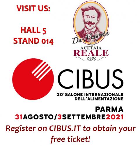 See you at Cibus Parma 2021 - 2