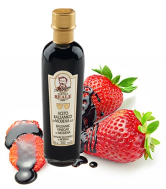 Aceto balsamico con fragole